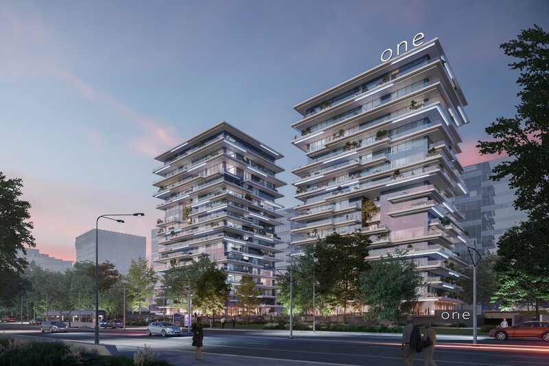 2025 One Floreasca Towers, 2 camere 70 mp, Totul Nou, Parcare